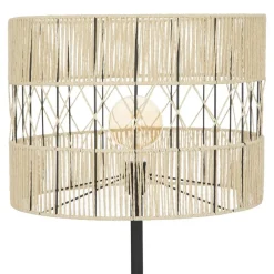 Lampa podłogowa Cosy stojąca czarna ażurowa