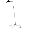 Lampa podłogowa CRANE-F1 czarna 160 cm