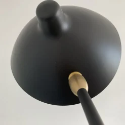 Lampa podłogowa CRANE-F1 czarna 160 cm