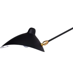 Lampa podłogowa CRANE-F1 czarna 160 cm