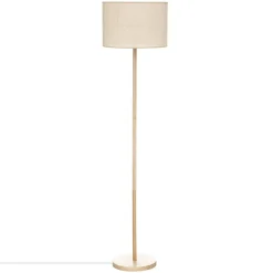 Lampa podłogowa Della 149cm beżowa/  sosna
