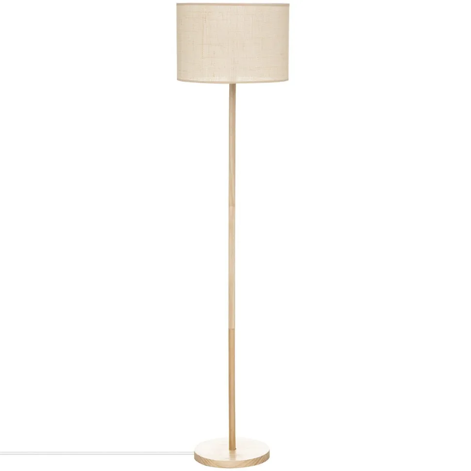 Lampa podłogowa Della 149cm beżowa/ sosna