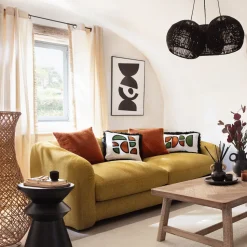 Lampa podłogowa Eloise rattan