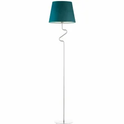 Lampa podłogowa FOGO chrom zieleń