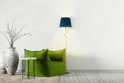 Lampa podłogowa FOGO czarna morska