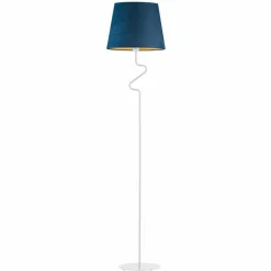 Lampa podłogowa FOGO GOLD biała morska