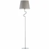 Lampa podłogowa FOGO srebrna szara