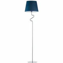 Lampa podłogowa FOGO srebrna morska