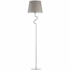 Lampa podłogowa FOGO stal szara
