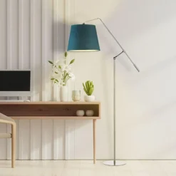 Lampa podłogowa FOYA czarna zieleń