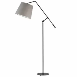Lampa podłogowa FOYA czarna szara