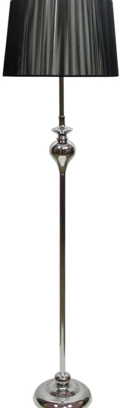 Lampa podłogowa Gillenia 1x60W E27 stojąca czarna