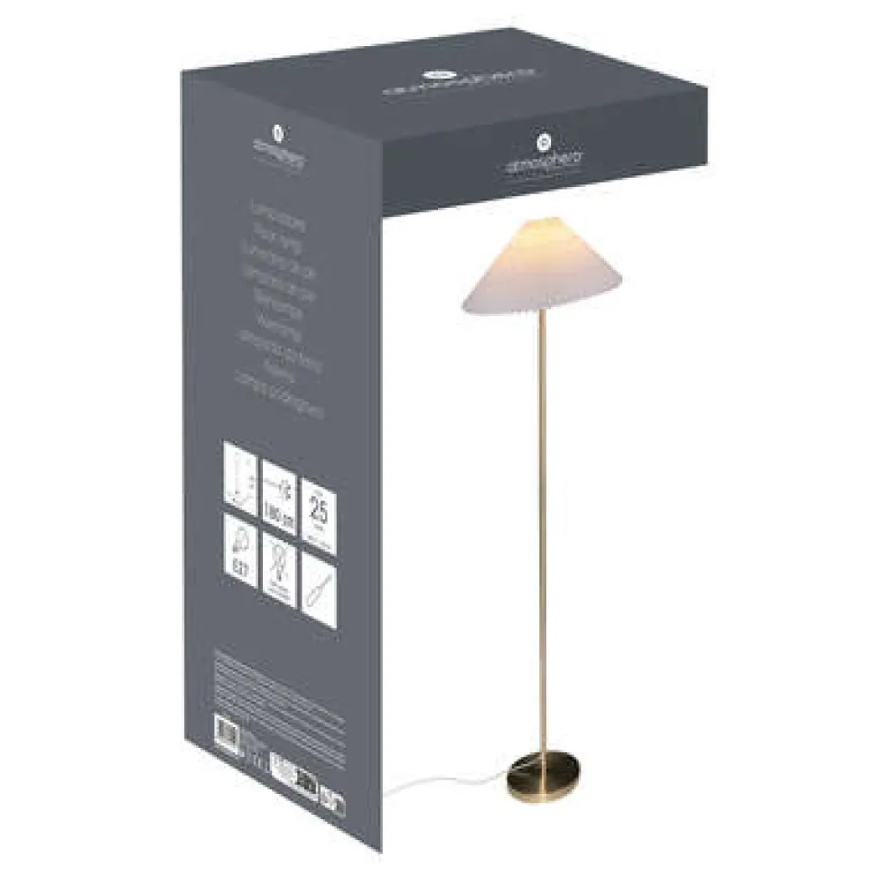 Lampa podłogowa Jil złota 150cm