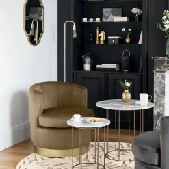 Lampa podłogowa Keli złota