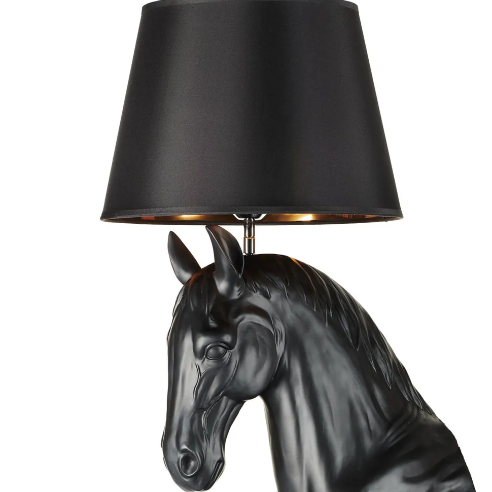 Lampa podłogowa KOŃ S czarna