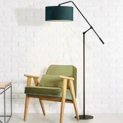 Lampa podłogowa LIBERIA czarna morska