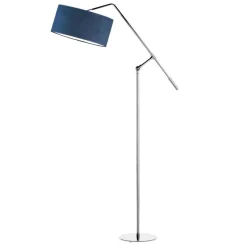 Lampa podłogowa LIBERIA srebrna morska