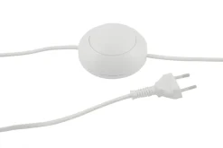 Lampa podłogowa MIAMI abażur beżowy stelaż dębowy