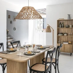 Lampa podłogowa Palm naturalna