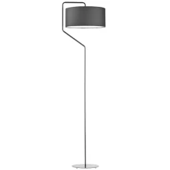 Lampa podłogowa TESALLIA czarna szara