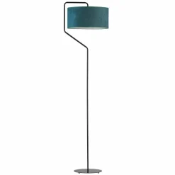 Lampa podłogowa TESALLIA czarna zieleń