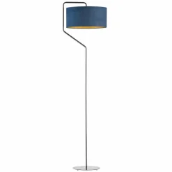 Lampa podłogowa TESALLIA GOLD stal morsk