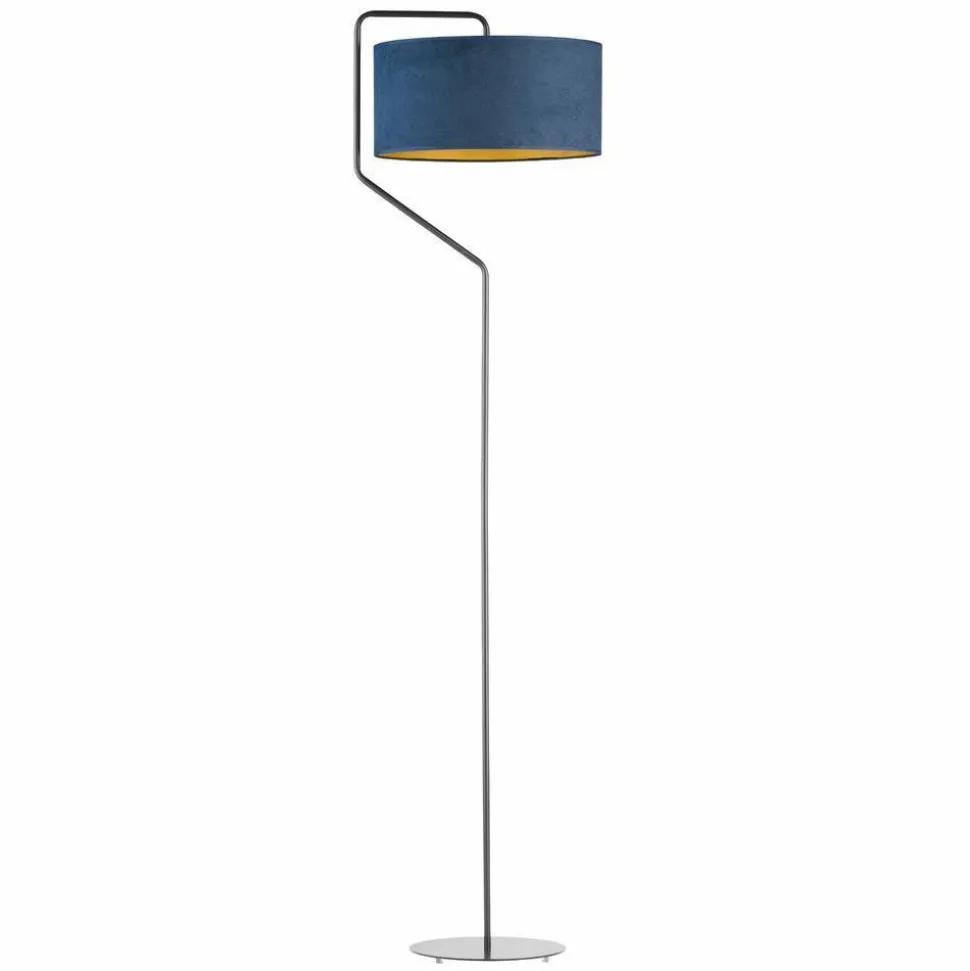 Lampa podłogowa TESALLIA GOLD stal morsk