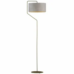 Lampa podłogowa TESALLIA GOLD złoto szar