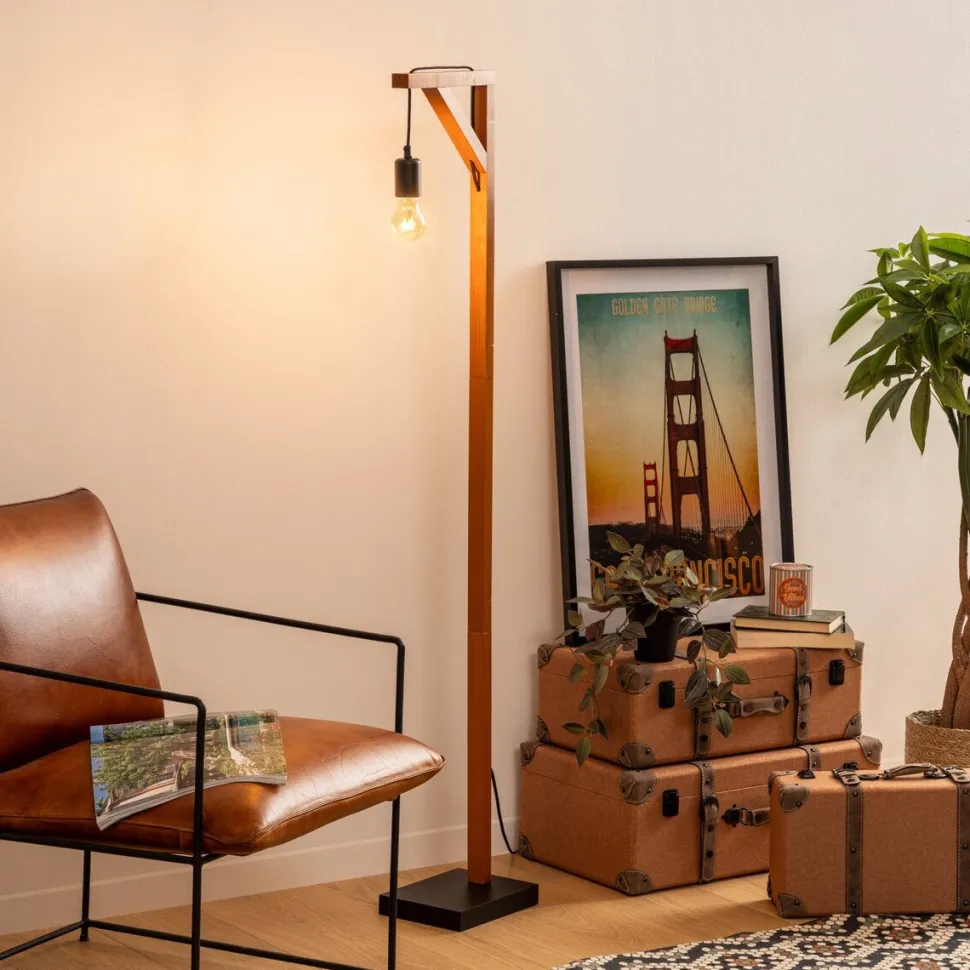 Lampa podłogowa Wild sosnowa