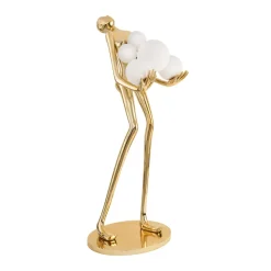 Lampa podłogowa WOMAN GOLD złoty połysk  180 cm