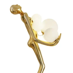 Lampa podłogowa WOMAN GOLD złoty połysk 180 cm
