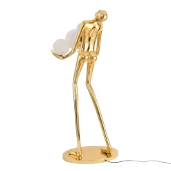 Lampa podłogowa WOMAN GOLD złoty połysk 180 cm