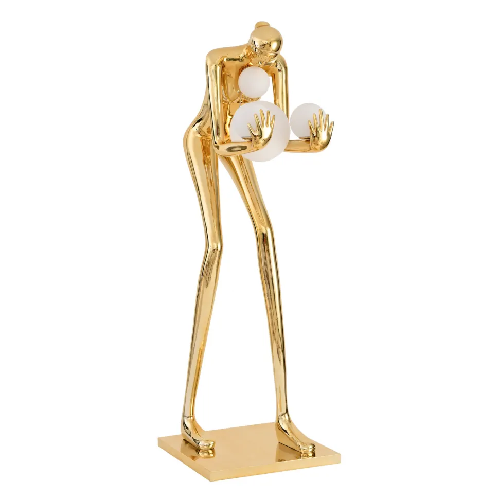 Lampa podłogowa WOMAN-2 GOLD złoty połysk 190 cm