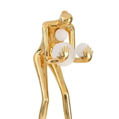 Lampa podłogowa WOMAN-2 GOLD złoty  połysk 190 cm