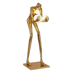 Lampa podłogowa WOMAN-2 GOLD złoty połysk 190 cm