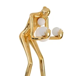 Lampa podłogowa WOMAN-2 GOLD złoty połysk 190 cm