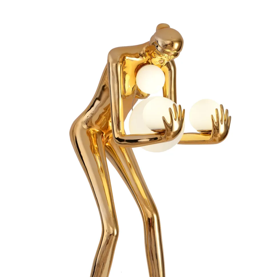 Lampa podłogowa WOMAN-2 GOLD złoty połysk 190 cm