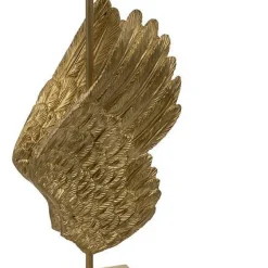 Lampa skrzydła anioła 70 cm złota/biała