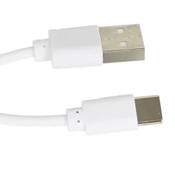 Lampa stołowa ładowana z ażurowymi        gwiazdkami biała