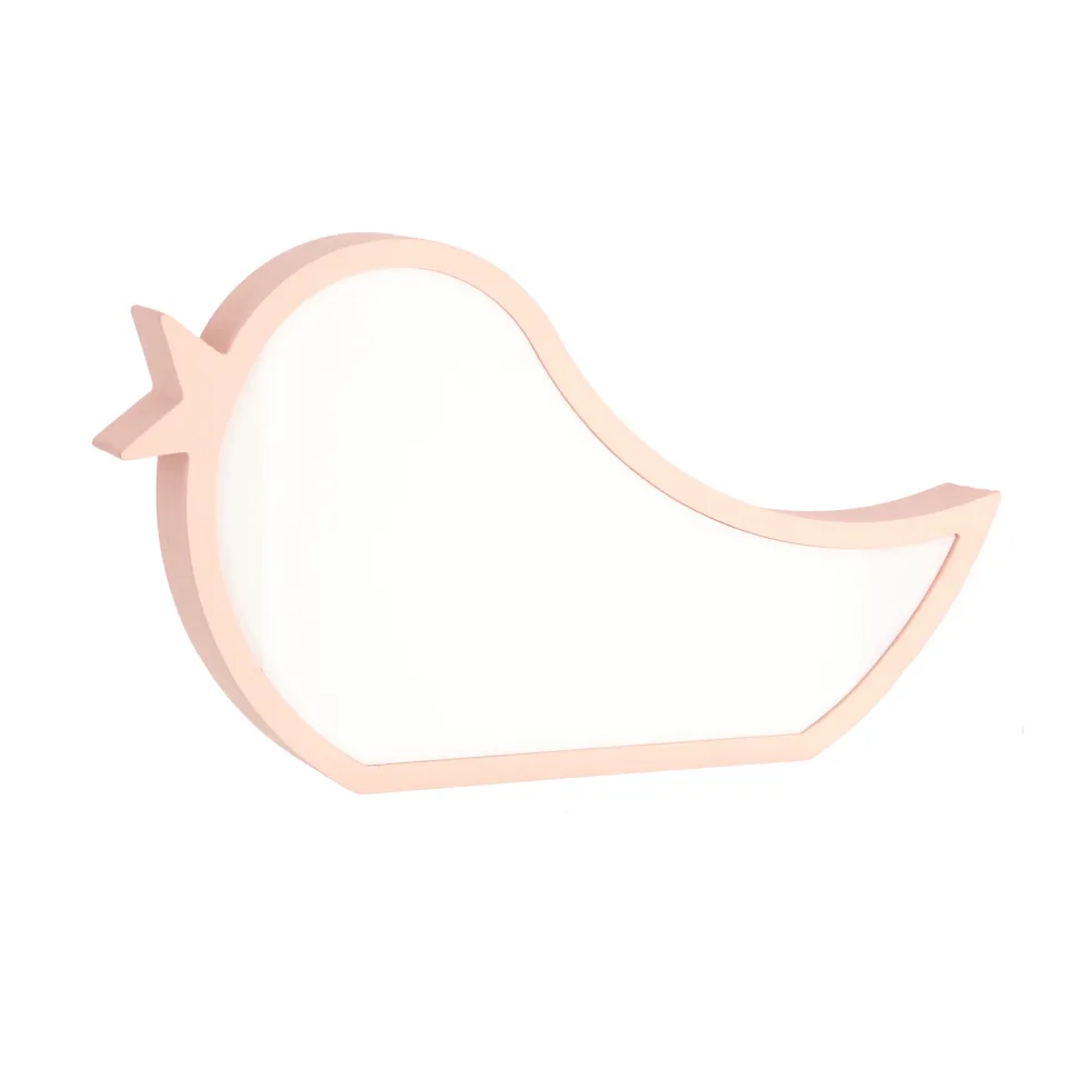 Lampa stołowa Bird 12W LED 3000K iq kids różówy
