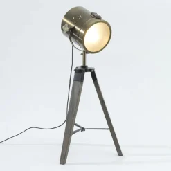 Lampa stołowa Ebor miedź 68cm