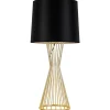 Lampa stołowa FILO TABLE czarno - złota85 cm
