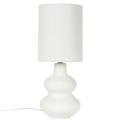Lampa stołowa Lamil ceramiczna kremowa
