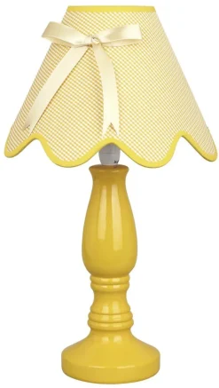 Lampa stołowa Lola 1x40W E14 żółta
