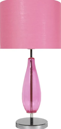 Lampa stołowa Marrone 1x60W E27 h-57  różowa