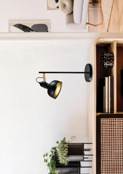 Lampa stołowa Reno czarny 1x40W E27  klosz czarny