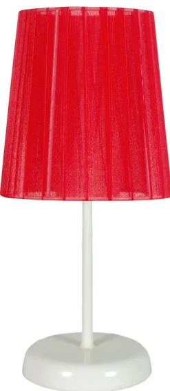 Lampa stołowa Rifasa 1x40W E14 czerwona