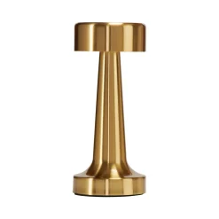 Lampa stołowa TAVOLO A LED dotykowa złota 21 cm