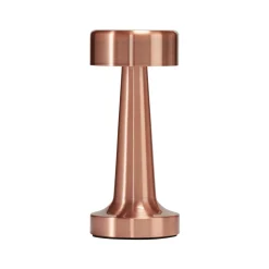 Lampa stołowa TAVOLO A LED dotykowa miedziana 21 cm