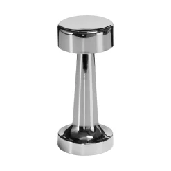 Lampa stołowa TAVOLO A LED dotykowa srebrna 21 cm